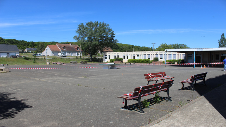 Reprise des cours au collège Jacques Prévert de Pontvallain le 18 mai 2020